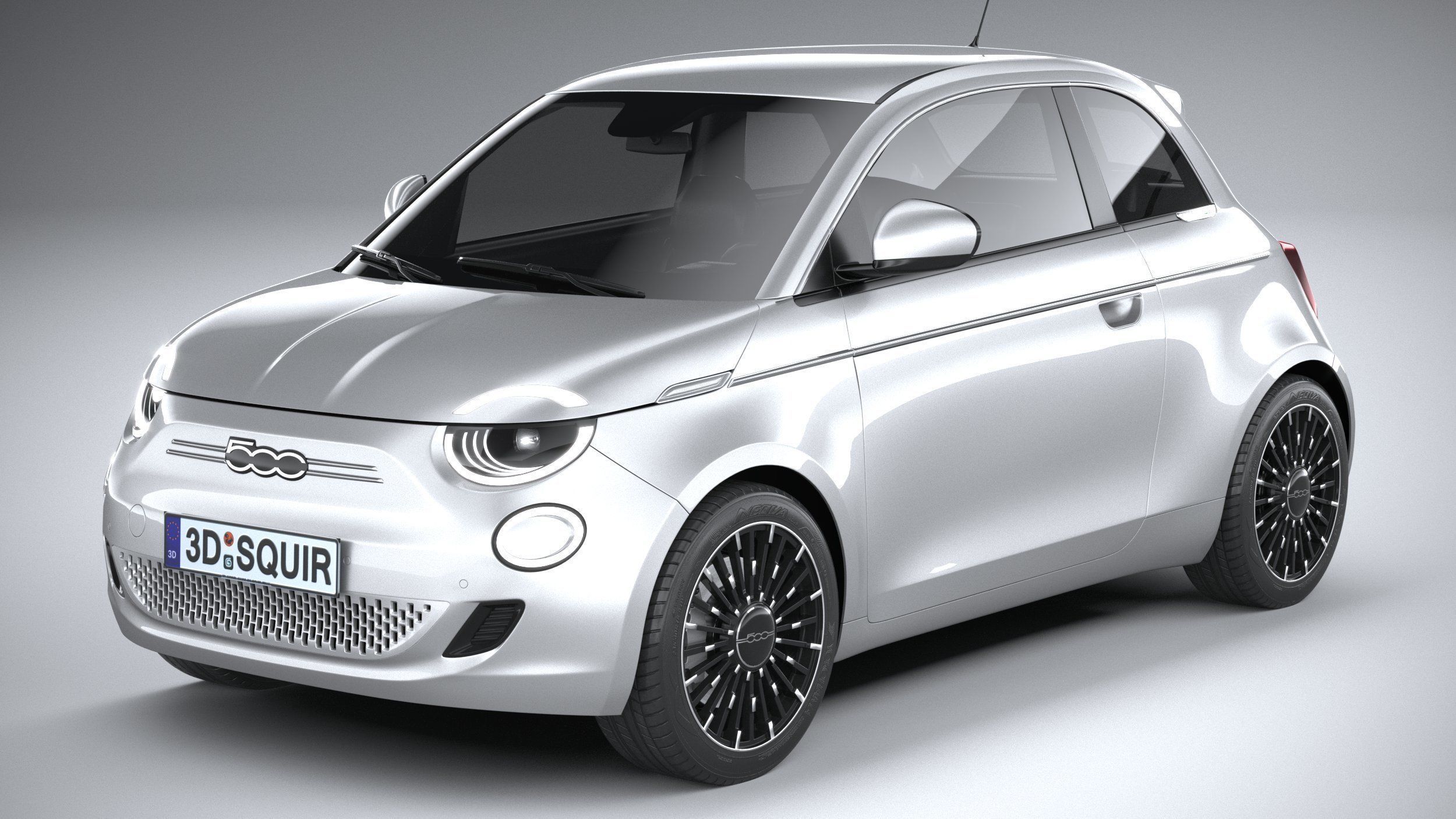 Fiat 500 2021 3D model_1