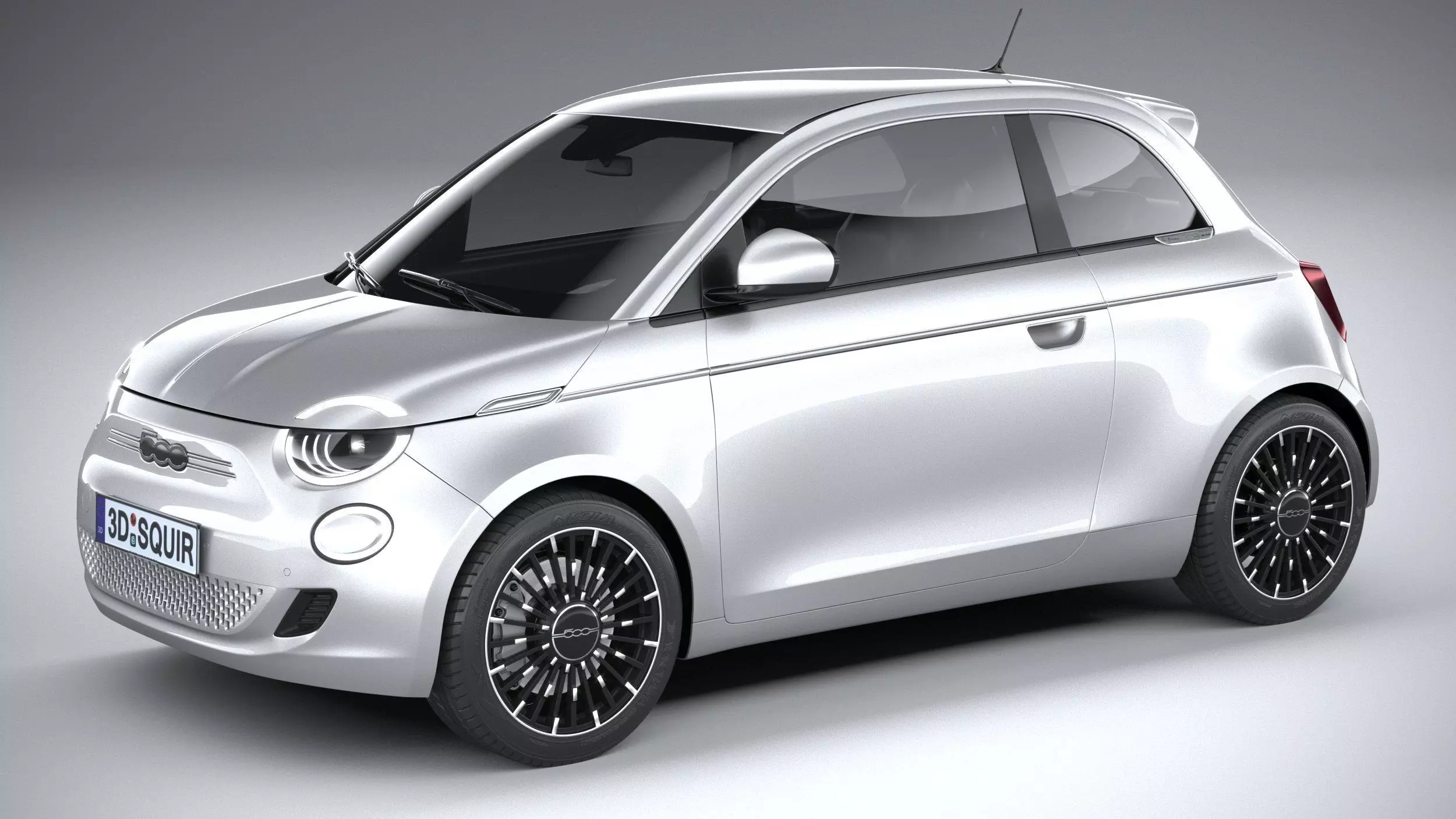 Fiat 500 2021 3D model_0