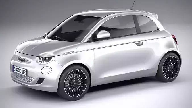 Fiat 500 2021 3D model
