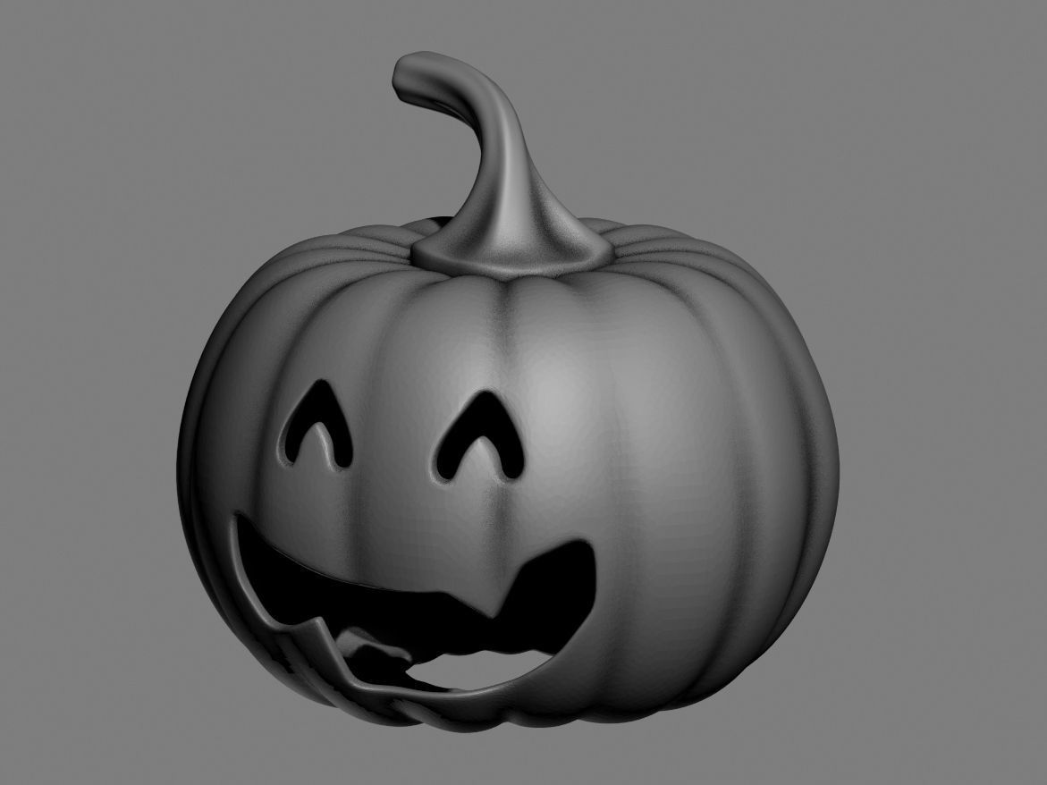 halloween pumpkin 13 3D print model_37