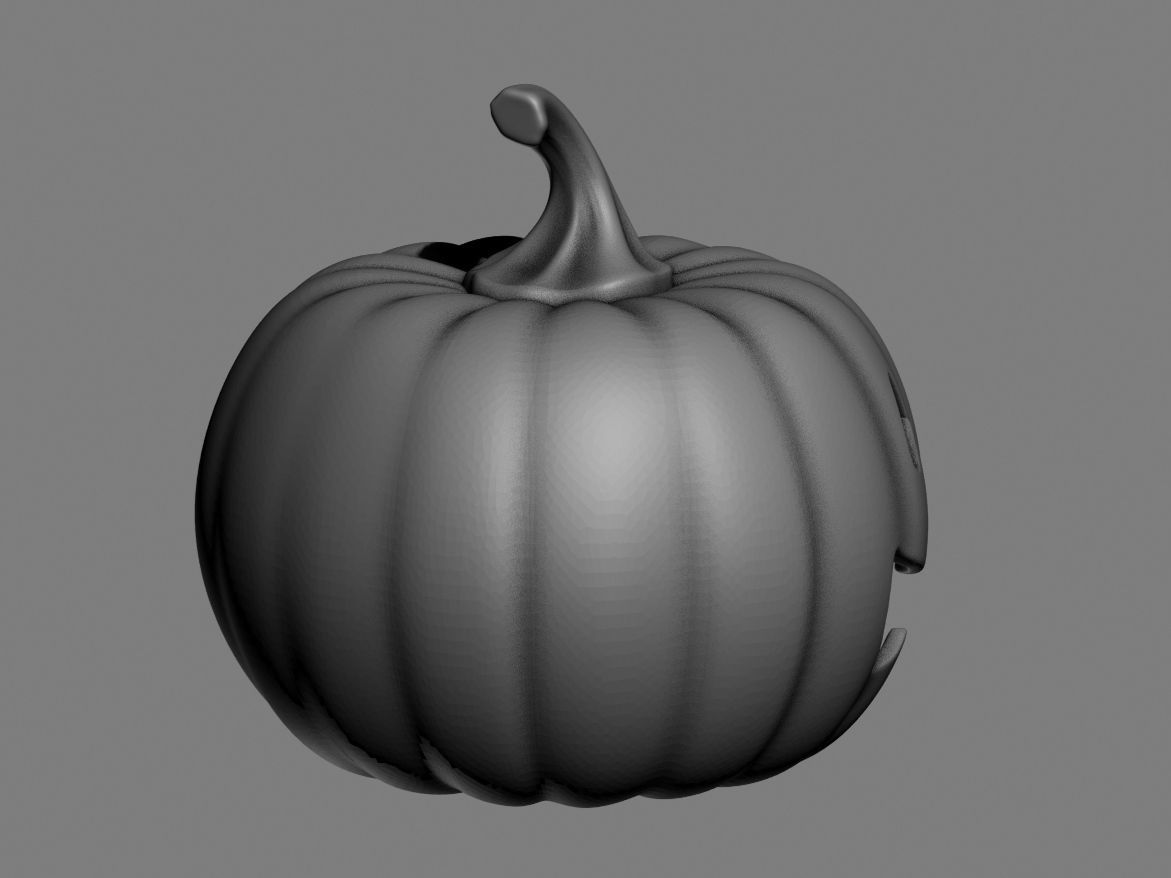 halloween pumpkin 13 3D print model_10