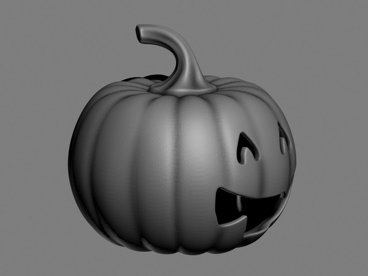 halloween pumpkin 13 3D print model_5
