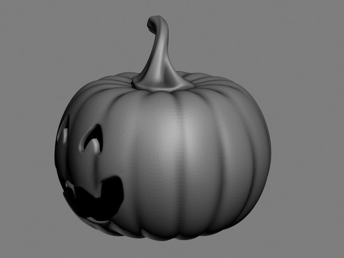 halloween pumpkin 13 3D print model_33