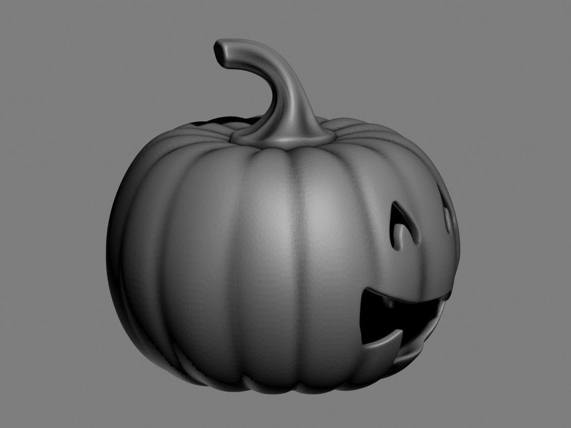 halloween pumpkin 13 3D print model_6