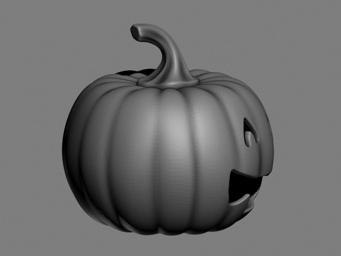 halloween pumpkin 13 3D print model_7