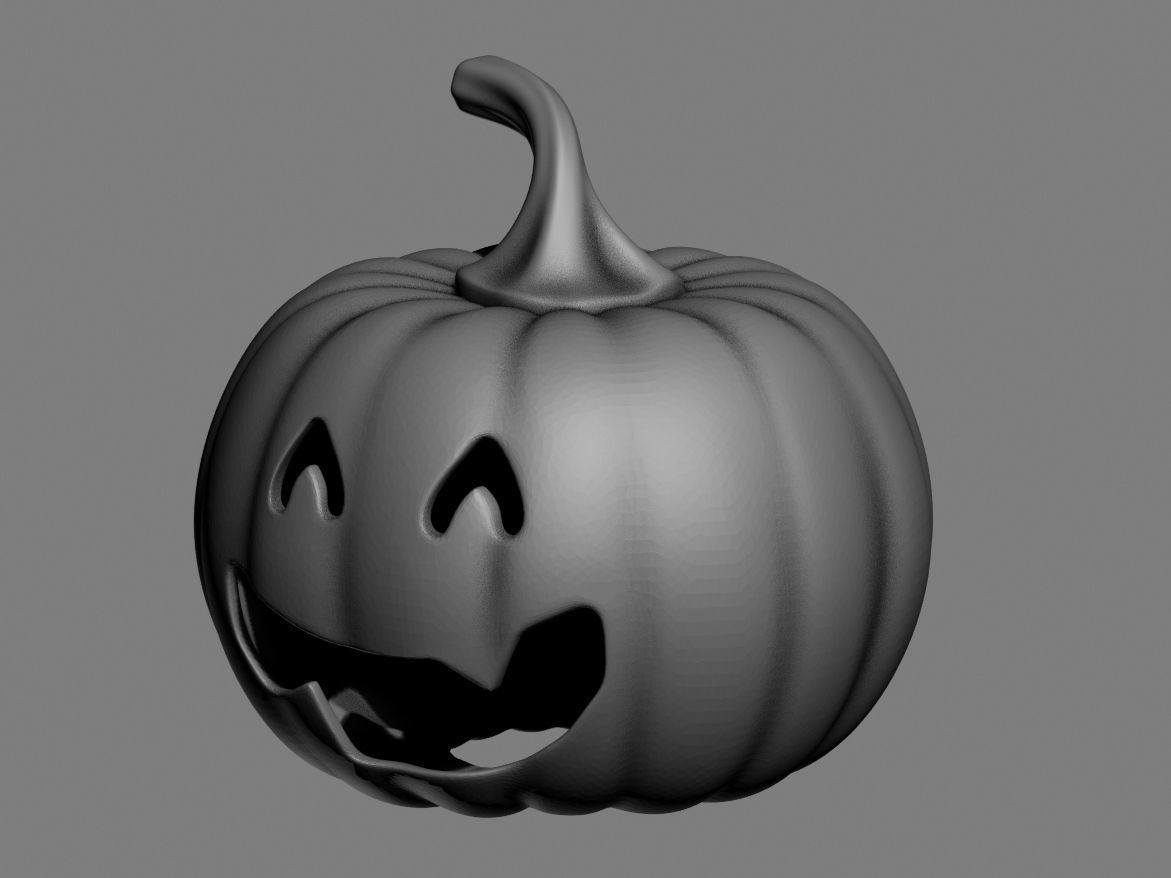 halloween pumpkin 13 3D print model_36