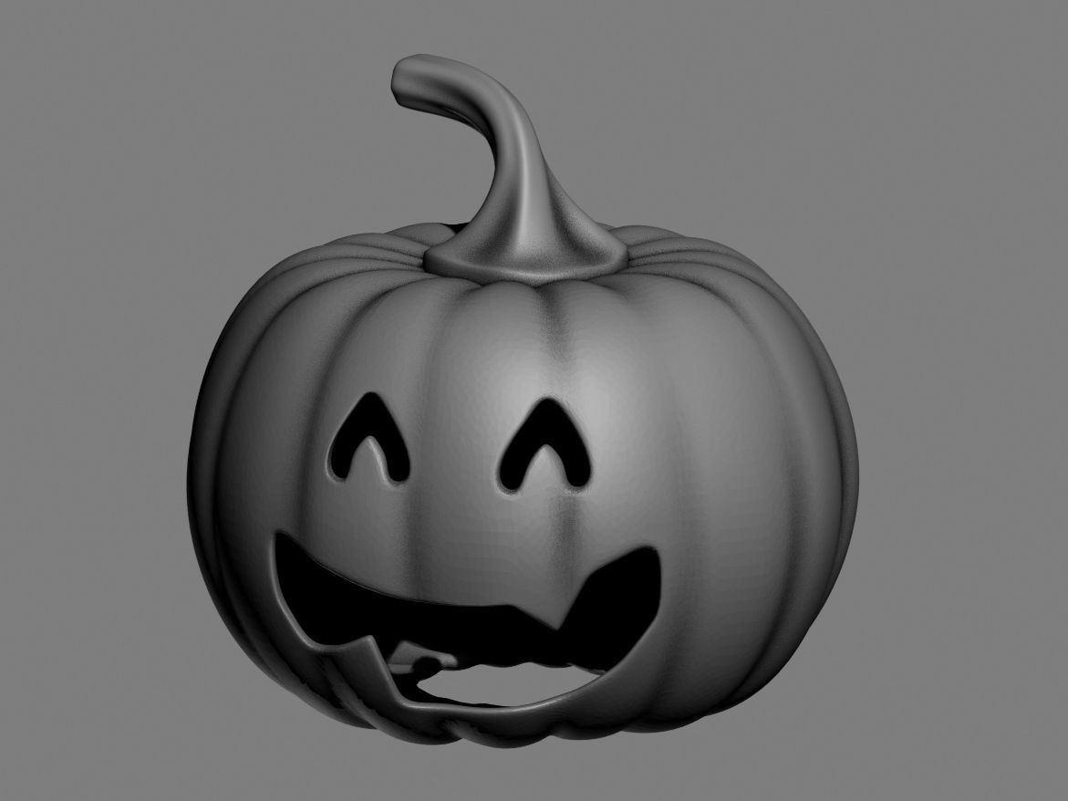 halloween pumpkin 13 3D print model_38