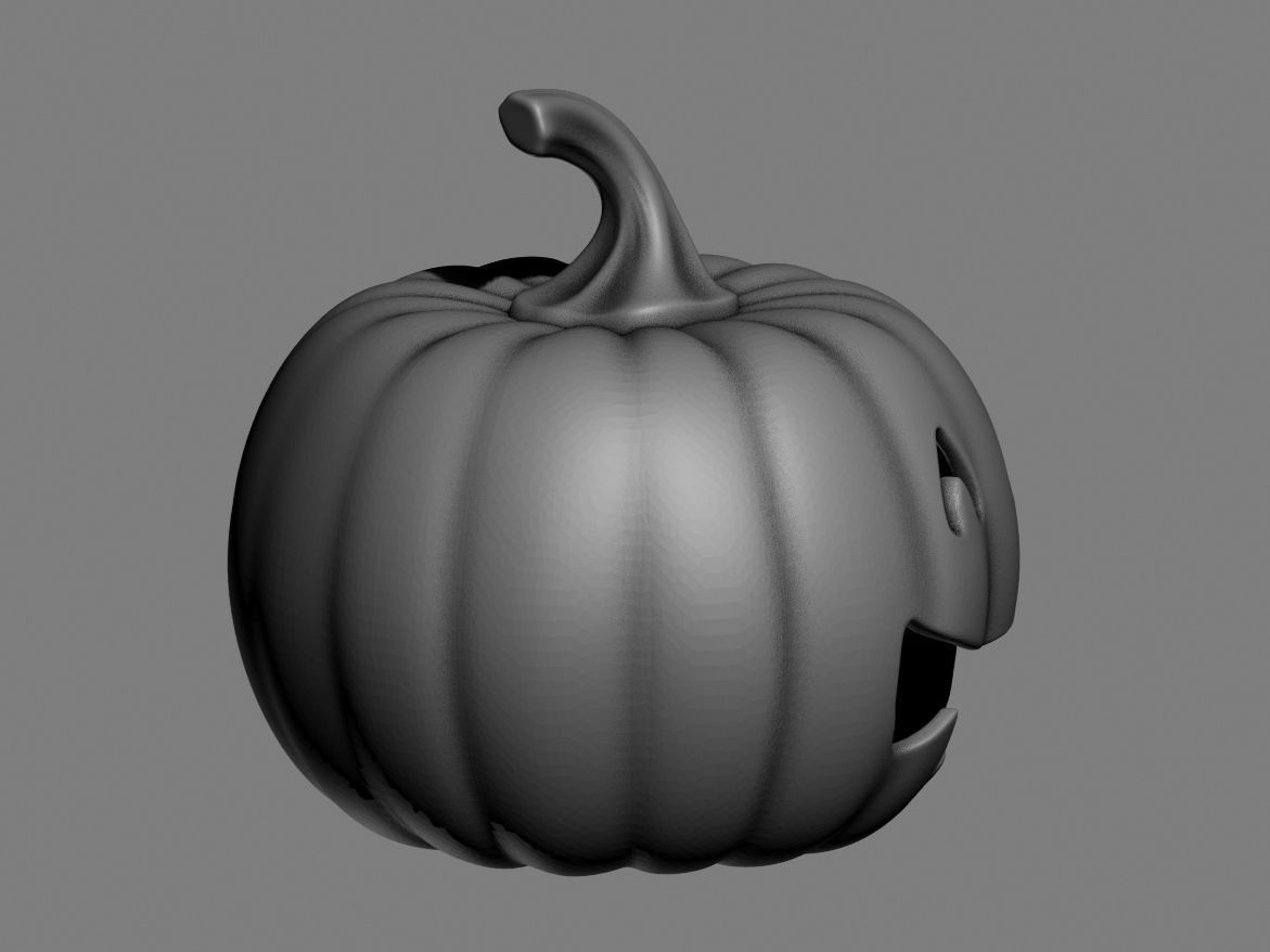 halloween pumpkin 13 3D print model_8