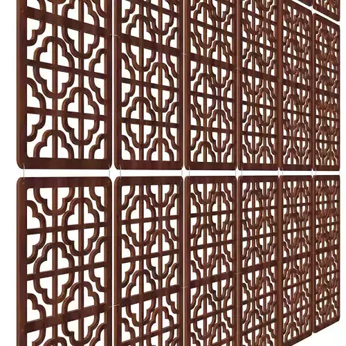 3d model of a modular screen