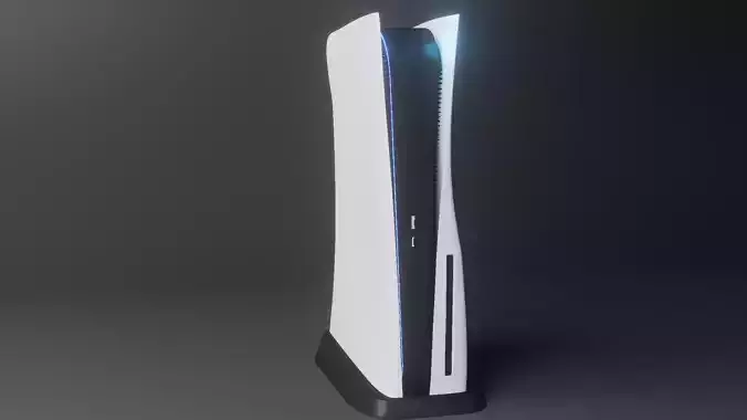 Playstation 5 gaming console 3D model