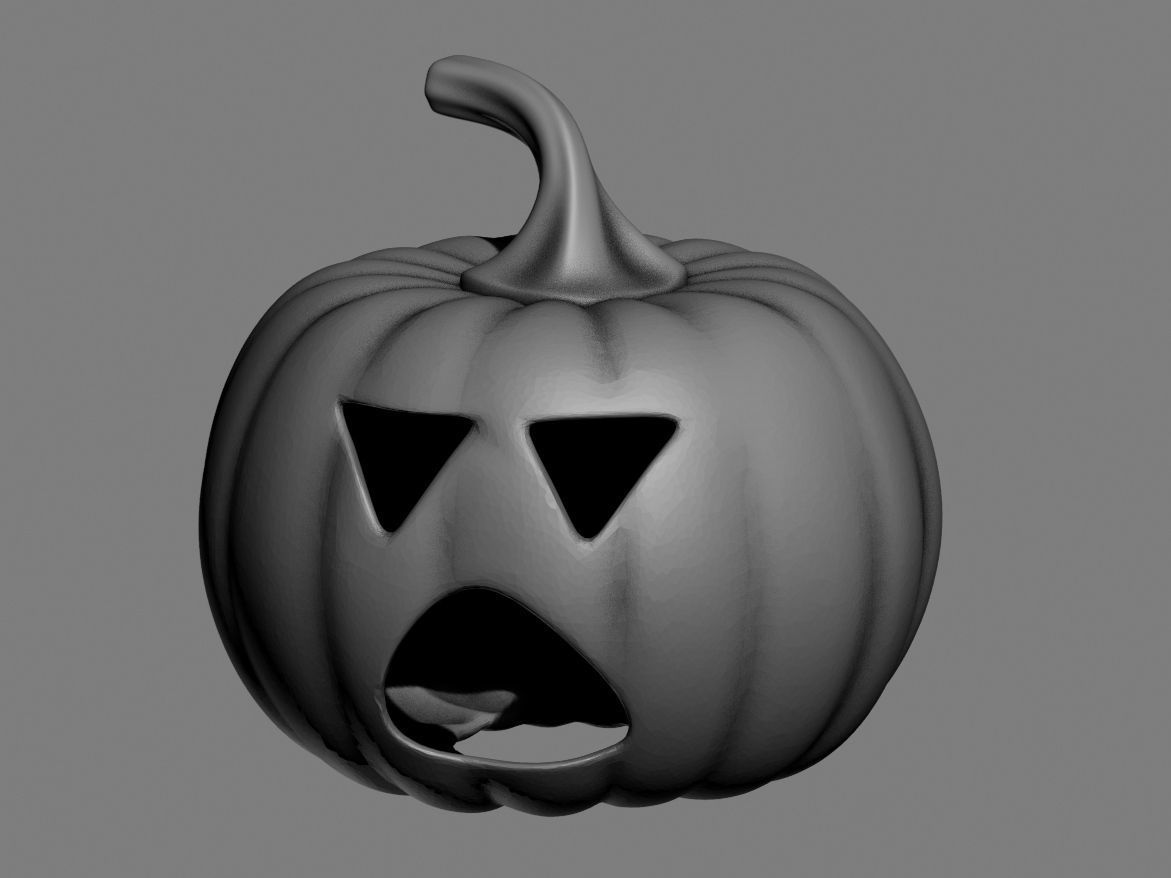 halloween pumpkin 16 3D print model_38