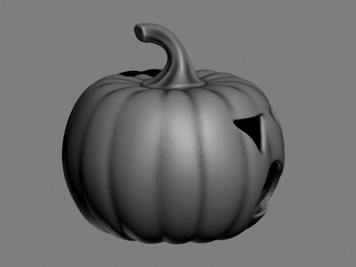 halloween pumpkin 16 3D print model_7