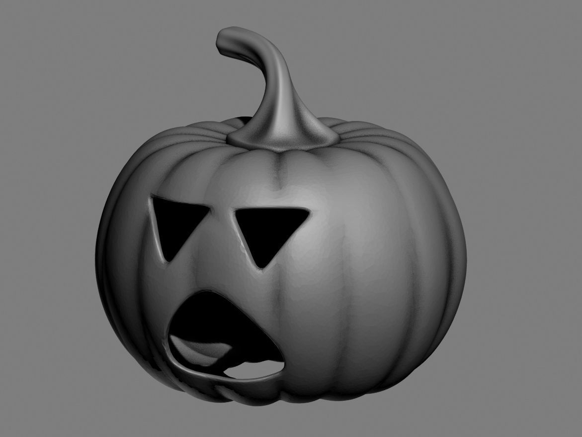 halloween pumpkin 16 3D print model_37