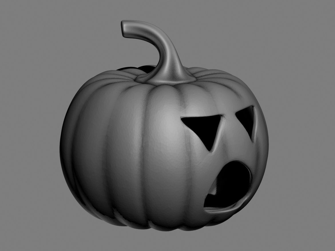 halloween pumpkin 16 3D print model_4