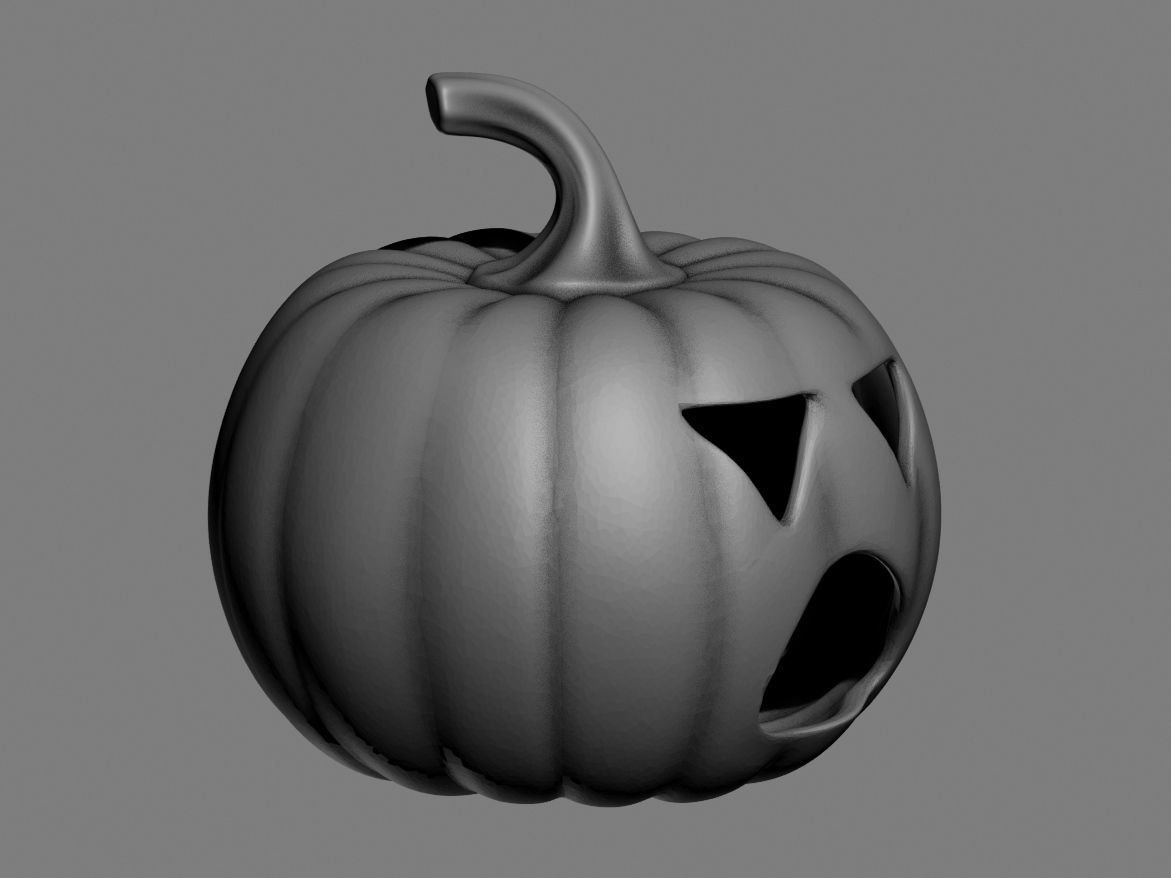 halloween pumpkin 16 3D print model_5