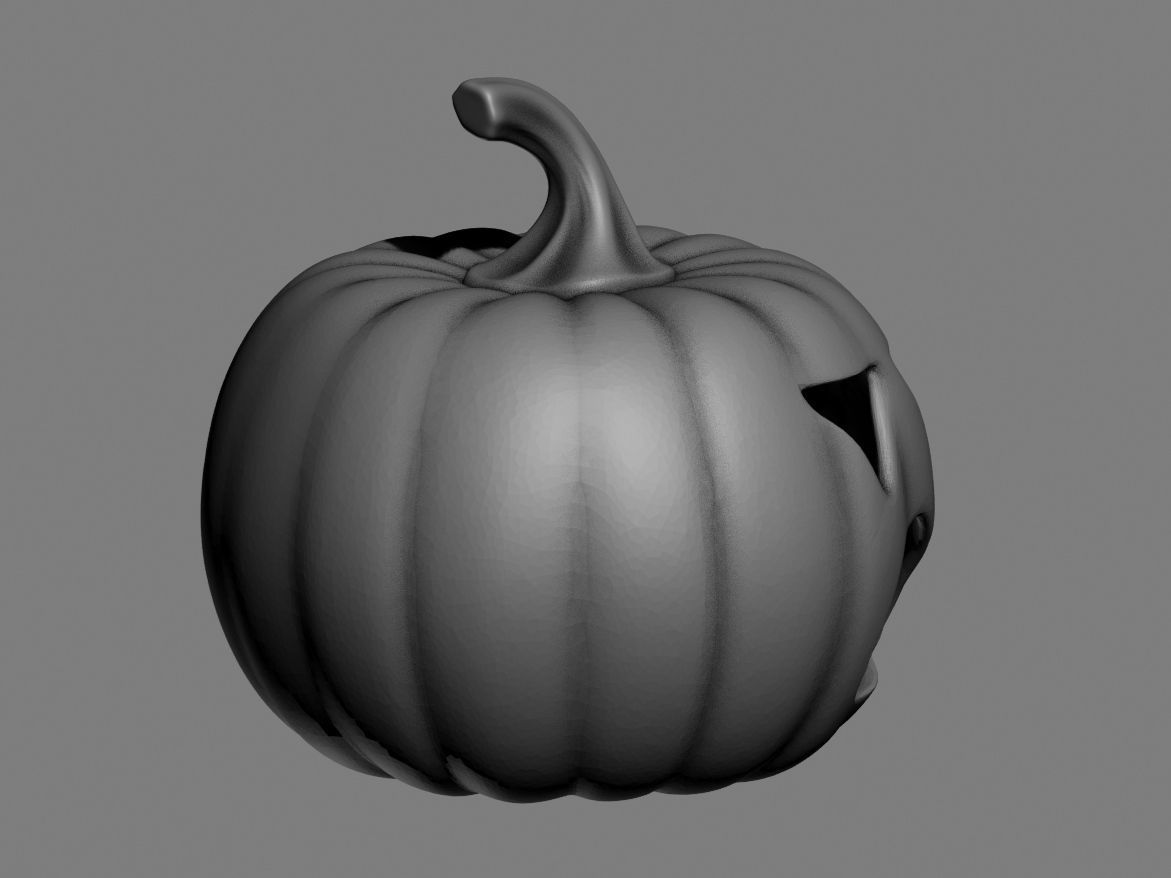 halloween pumpkin 16 3D print model_8
