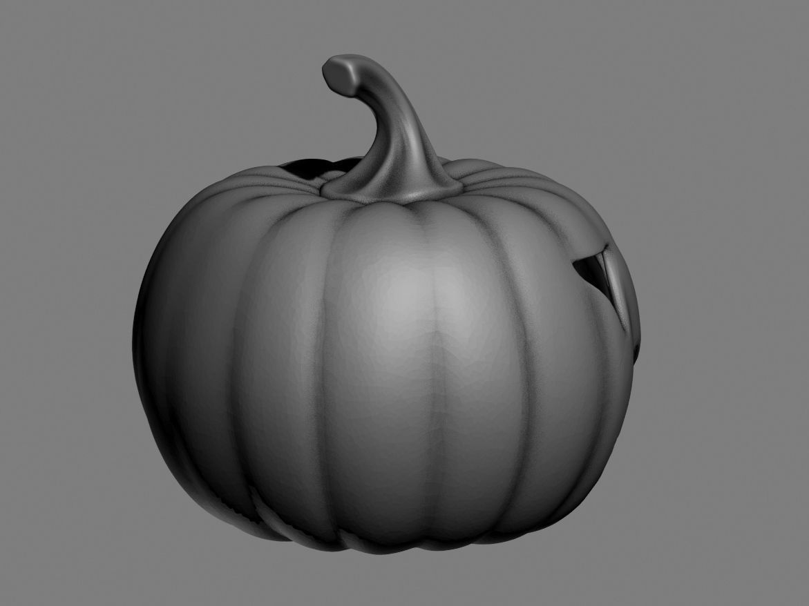 halloween pumpkin 16 3D print model_9