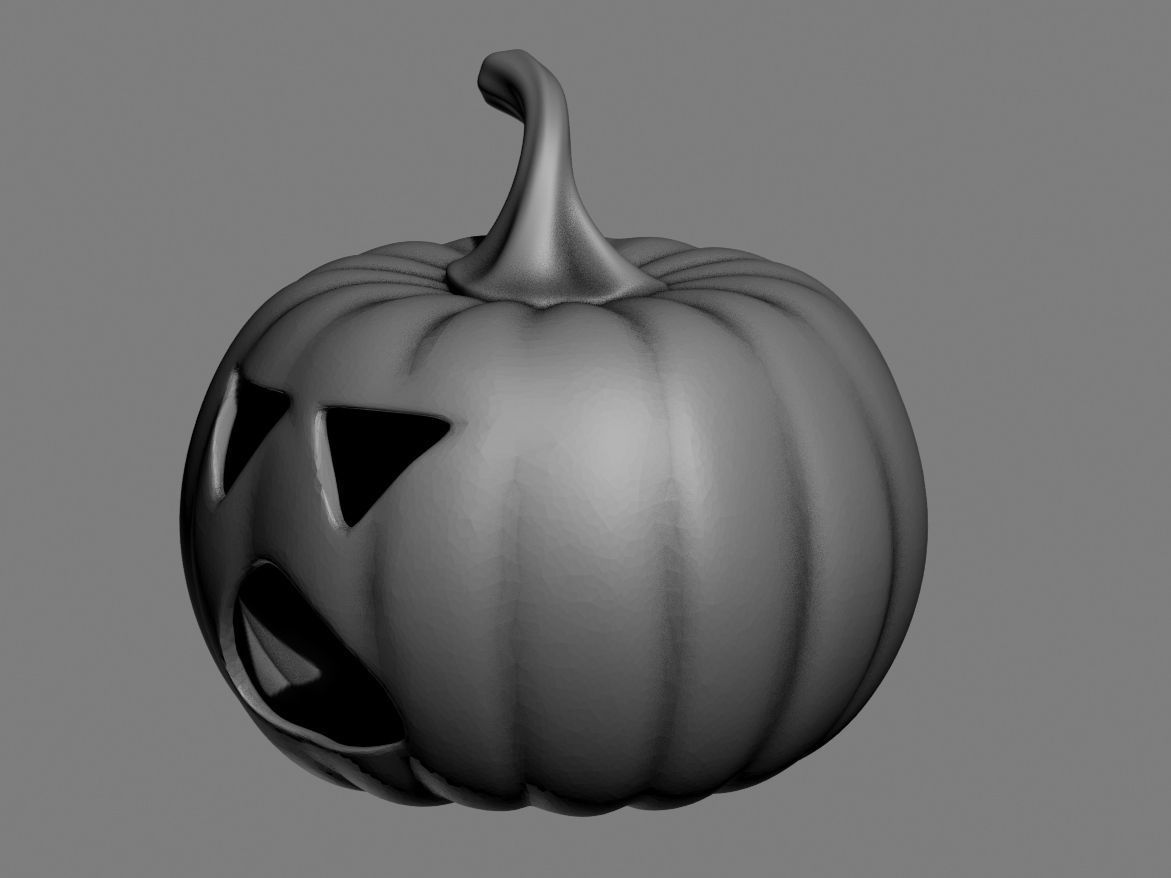 halloween pumpkin 16 3D print model_34