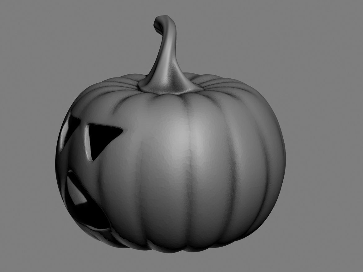 halloween pumpkin 16 3D print model_33