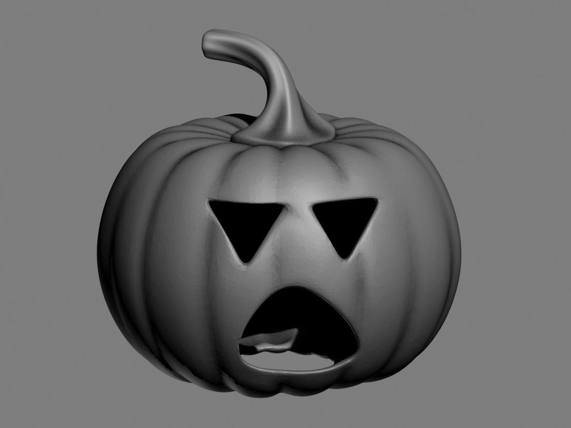 halloween pumpkin 16 3D print model_40