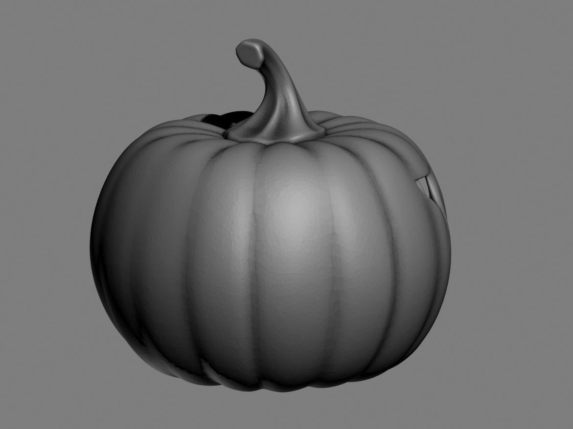 halloween pumpkin 16 3D print model_10