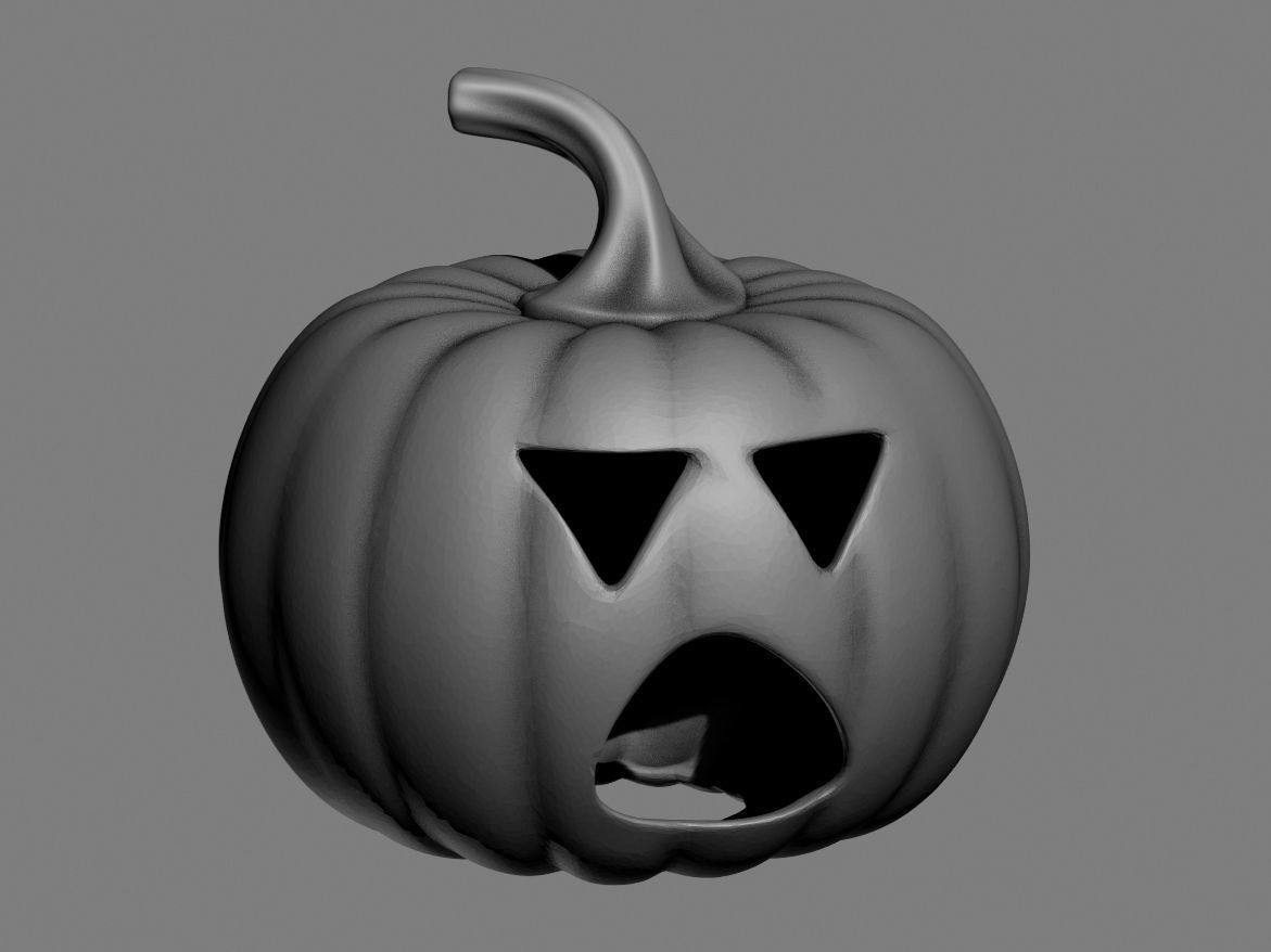 halloween pumpkin 16 3D print model_41
