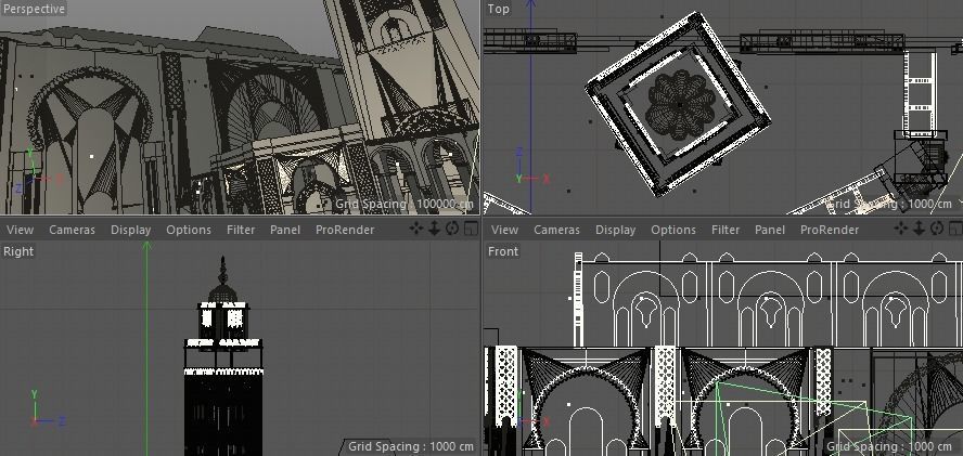 Hassan II Mosque 3D 3D model_2