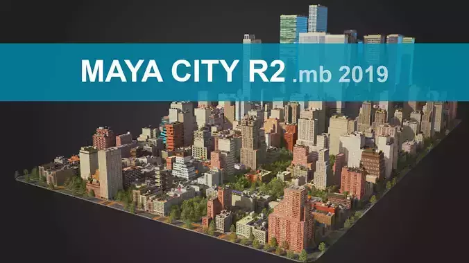 Realistic City R2 MAYA