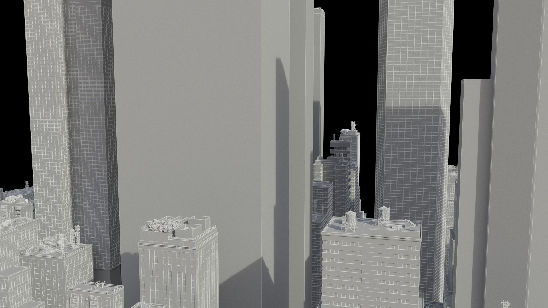 Realistic City R2 MAYA Low-poly 3D model_57