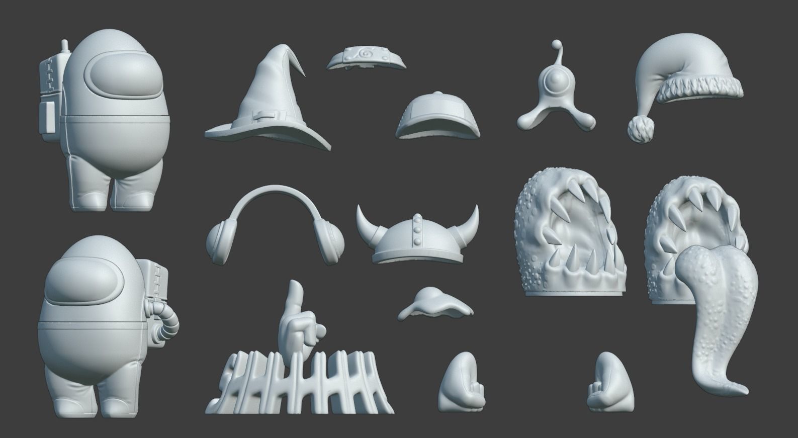 AMOUNG US - MODULAR SKIN PACK - 01 3D print model_4
