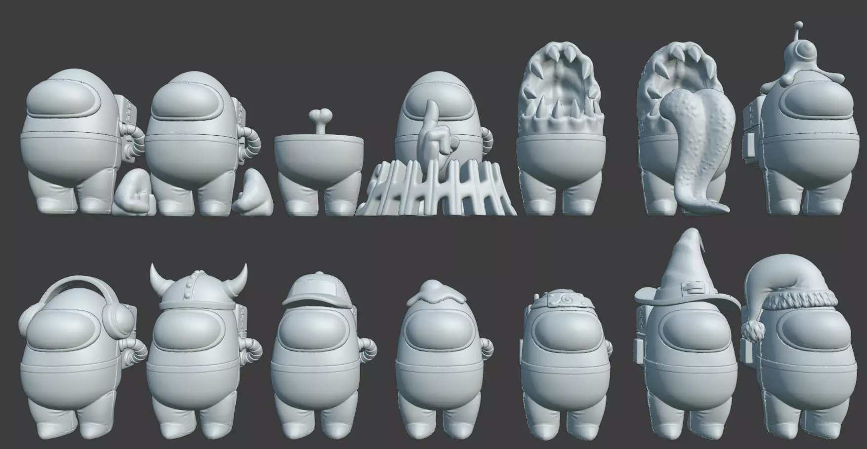 AMOUNG US - MODULAR SKIN PACK - 01 3D print model_0