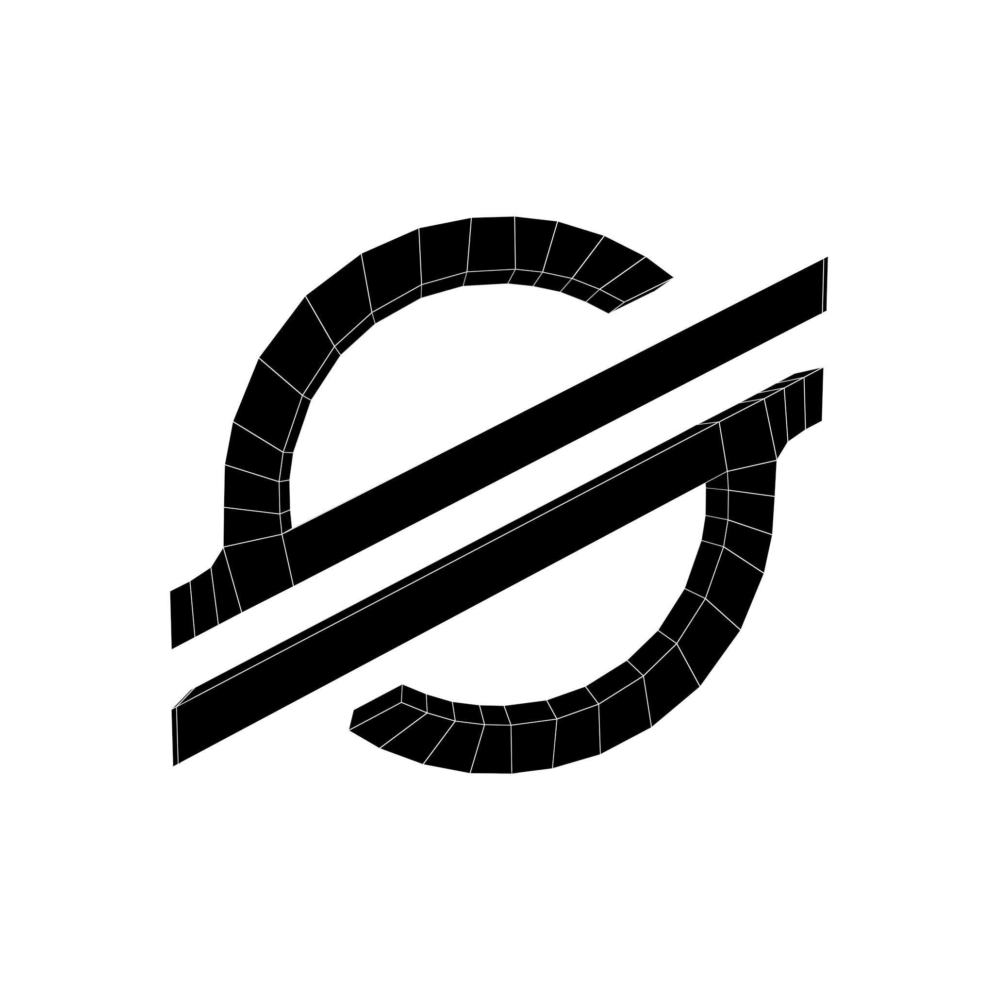 Stellar Coin v1 006 Low-poly 3D model_4