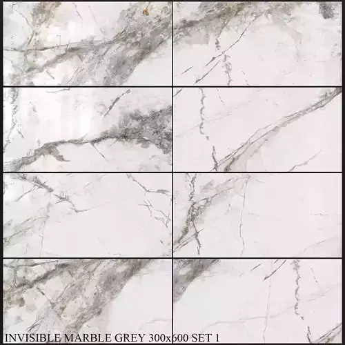 Yurtbay Seramik Invisible Marble Grey 300x600 Set 1