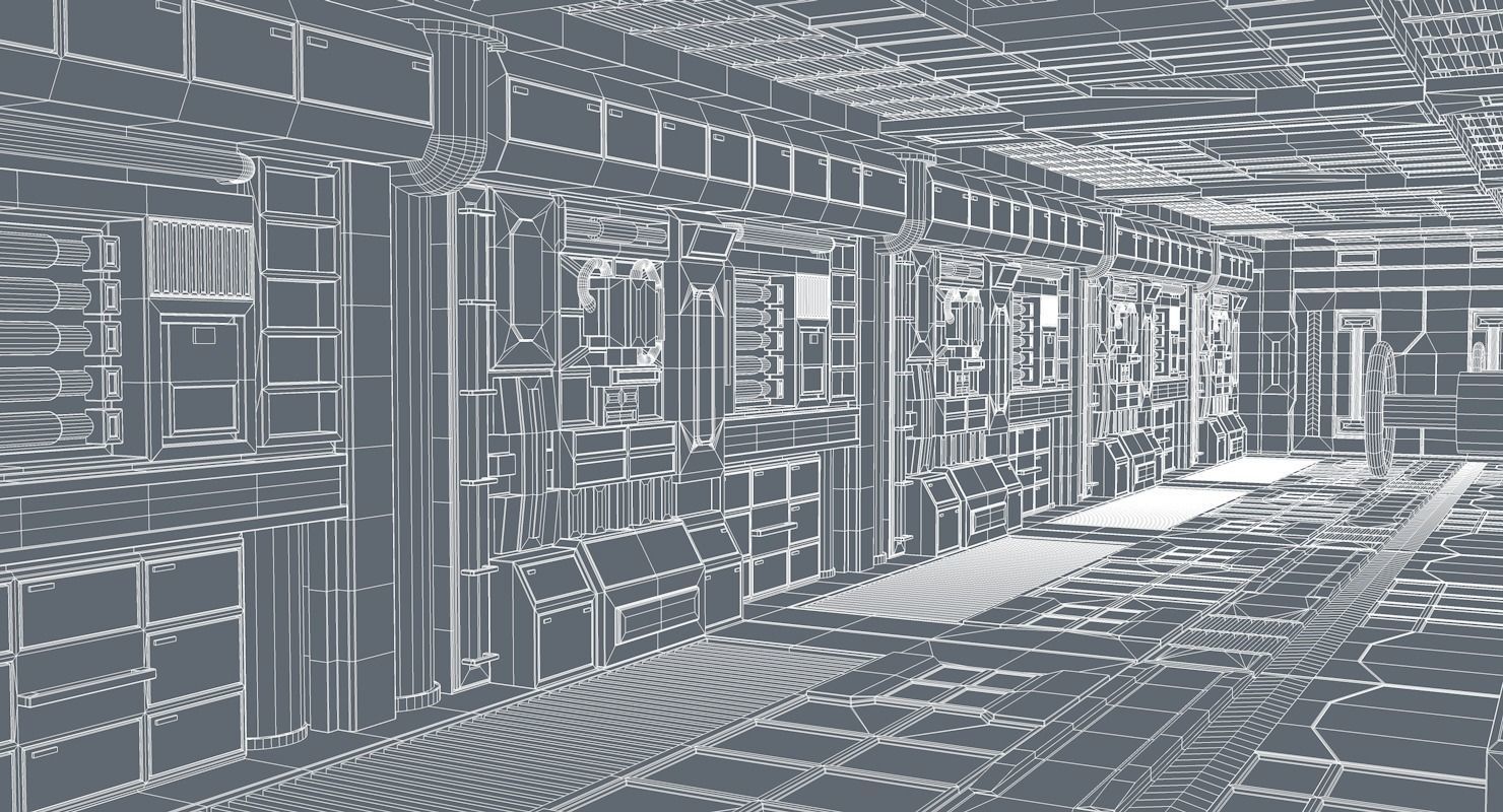 Sci Fi Interior 3D model_10
