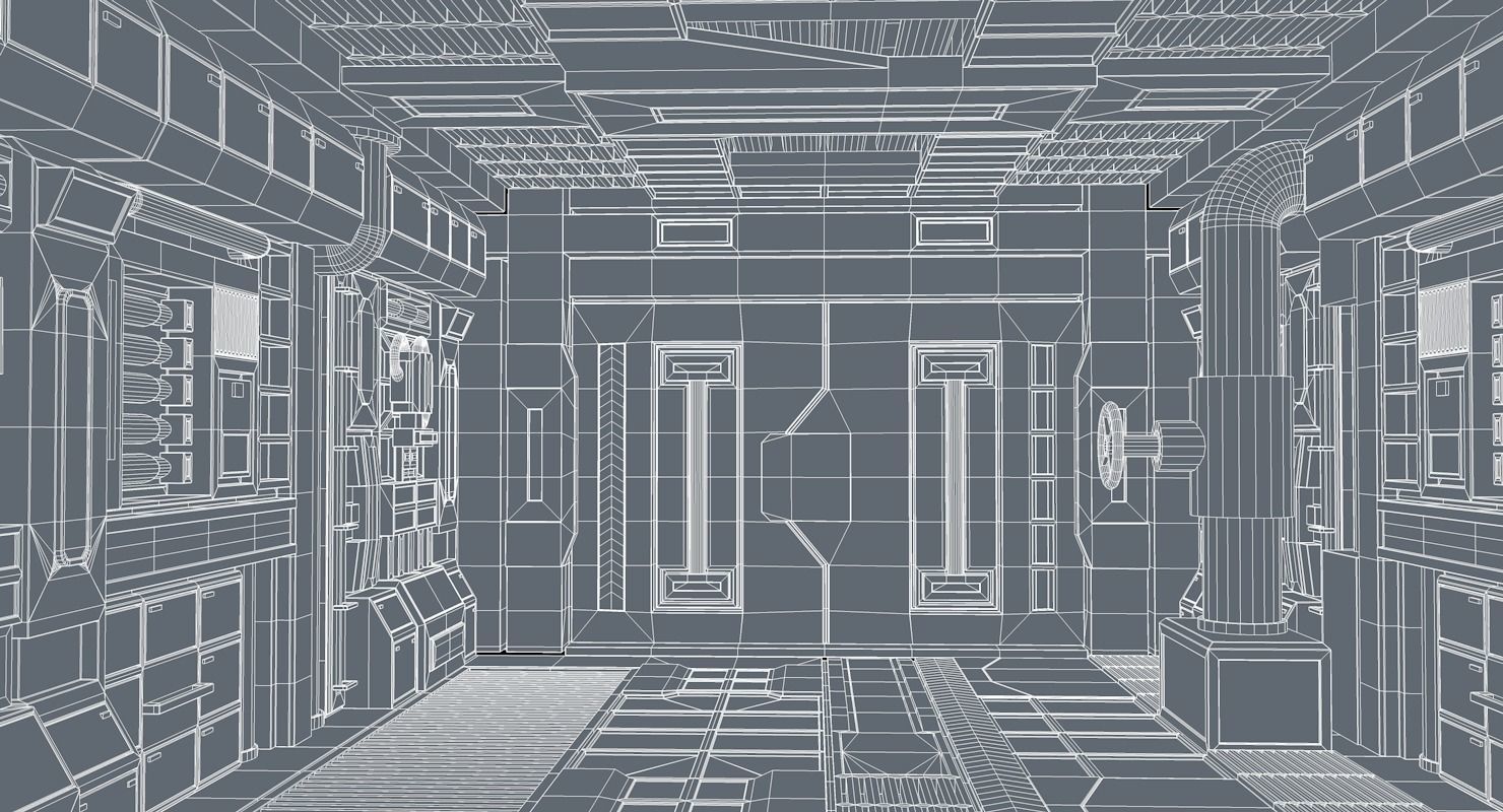 Sci Fi Interior 3D model_14