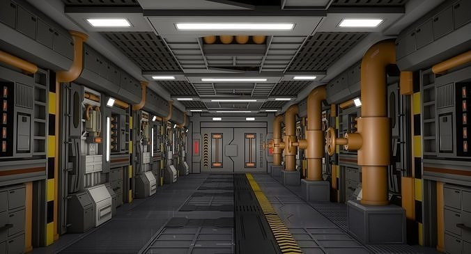 Sci Fi Interior  3D model