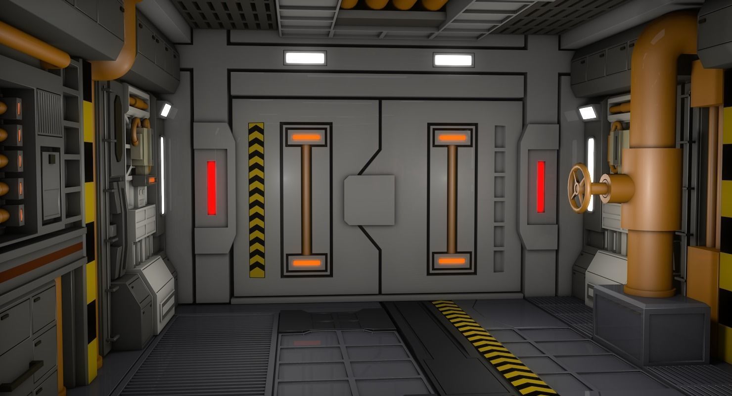 Sci Fi Interior 3D model_5