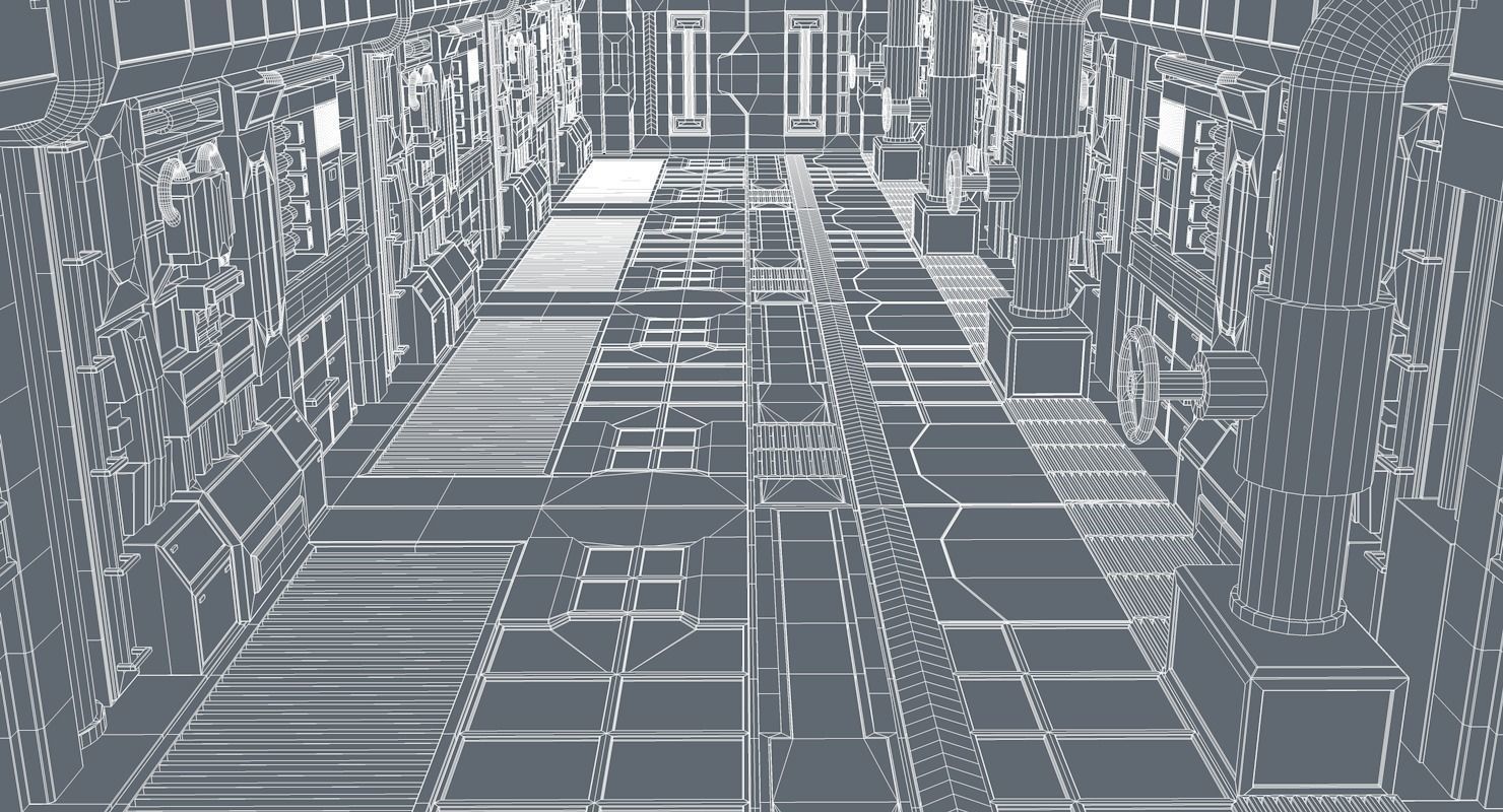 Sci Fi Interior 3D model_13