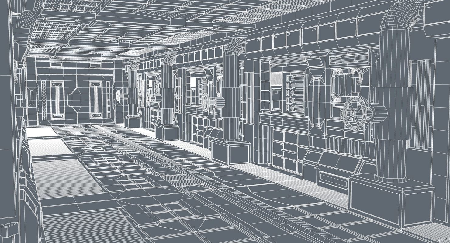 Sci Fi Interior 3D model_12
