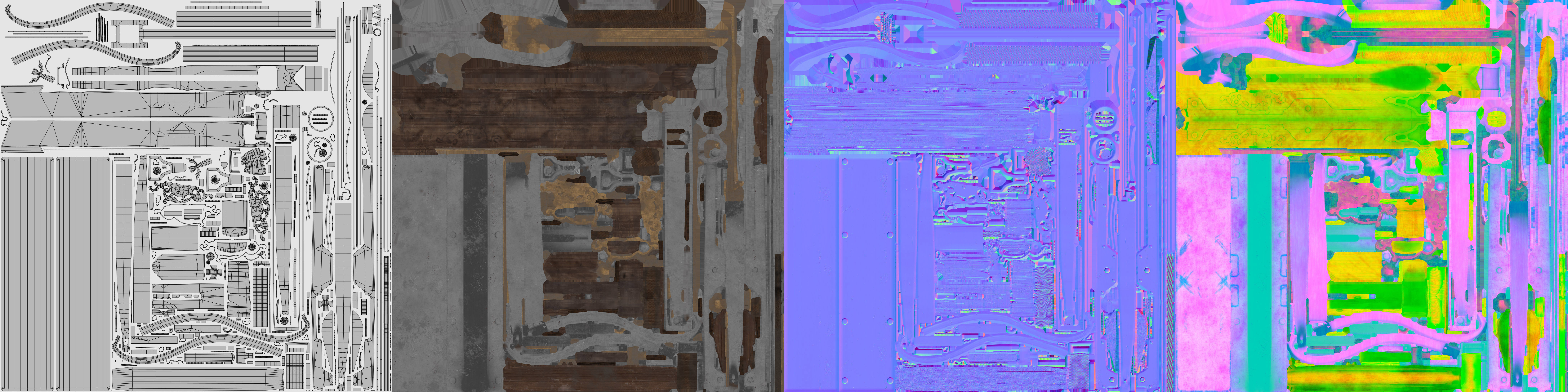 Medieval Gauntlet Crossbow Low-poly 3D model_7