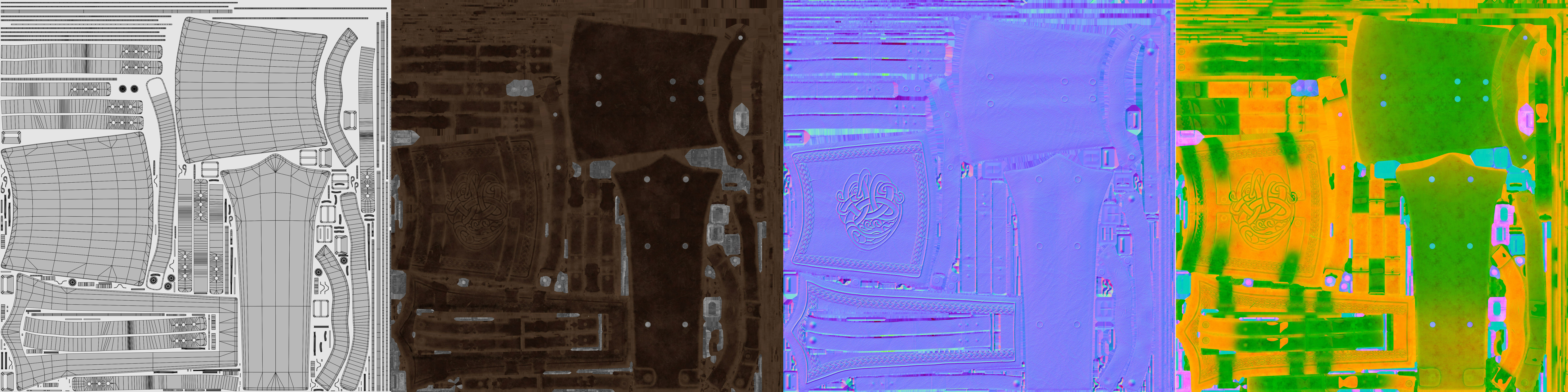 Medieval Gauntlet Crossbow Low-poly 3D model_8