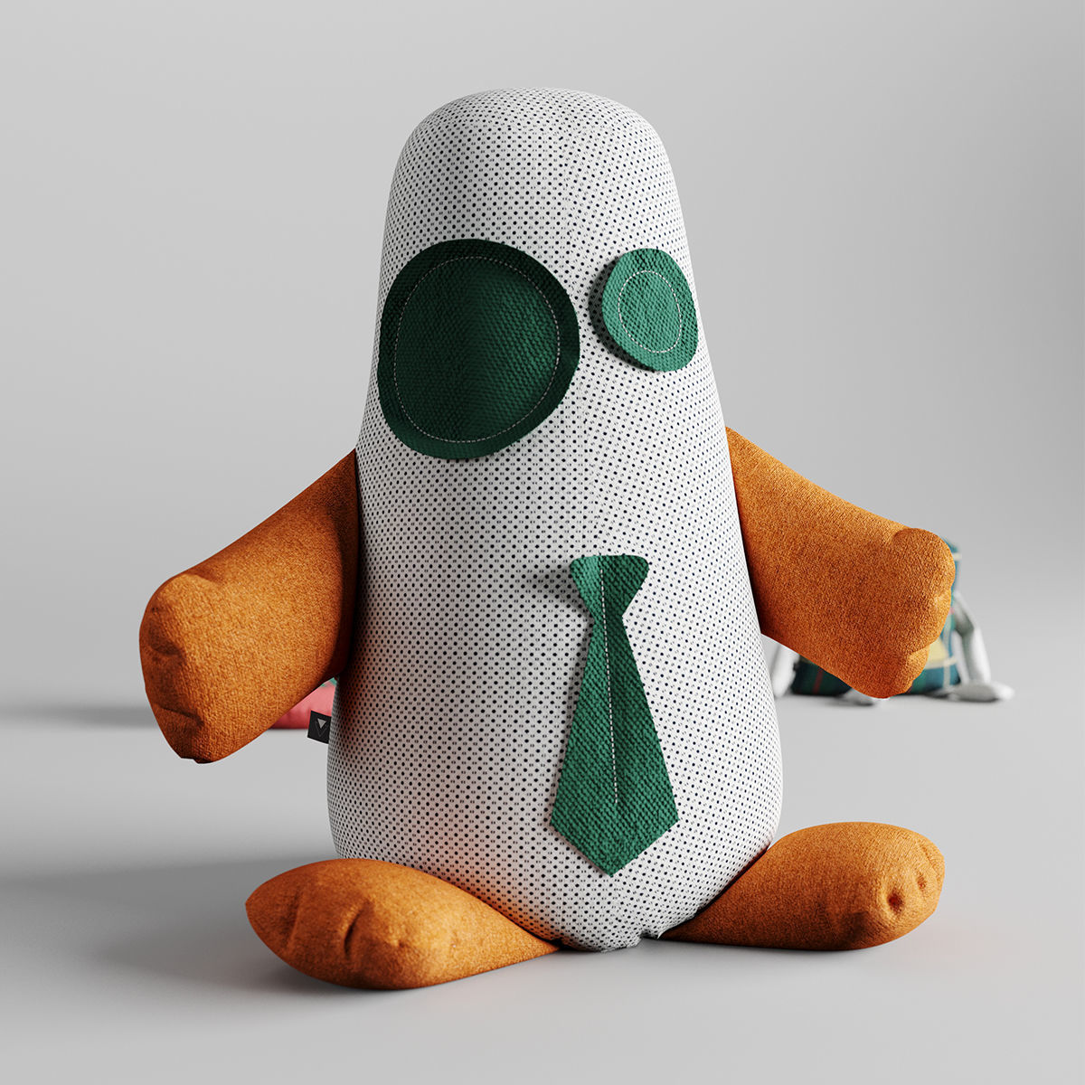 Fabric Toys Set01 3D model_2