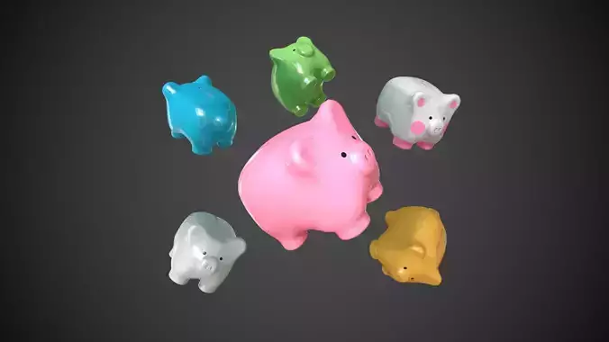 Piggy Bank Ceramic Money Box