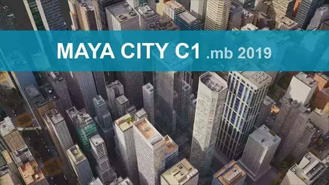 Realistic City C1 MAYA