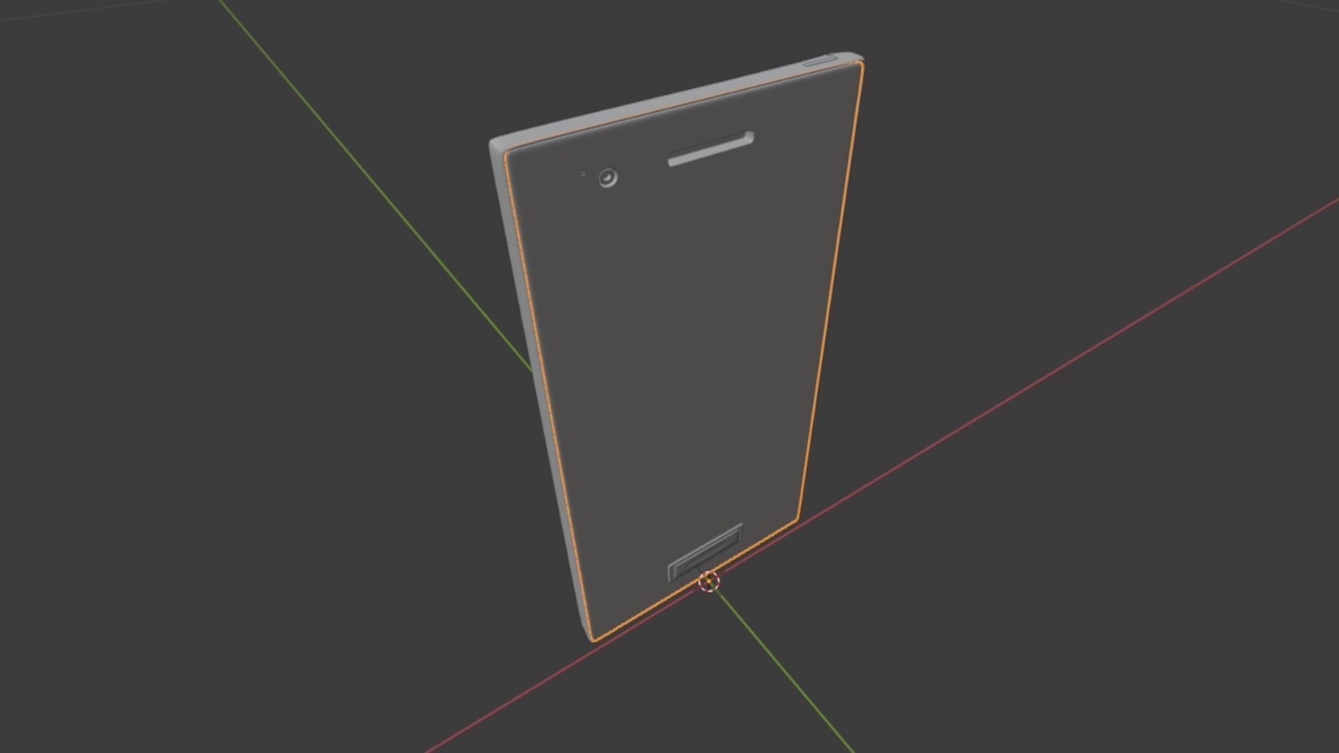 Gold Cover Cellphone 3D model_10