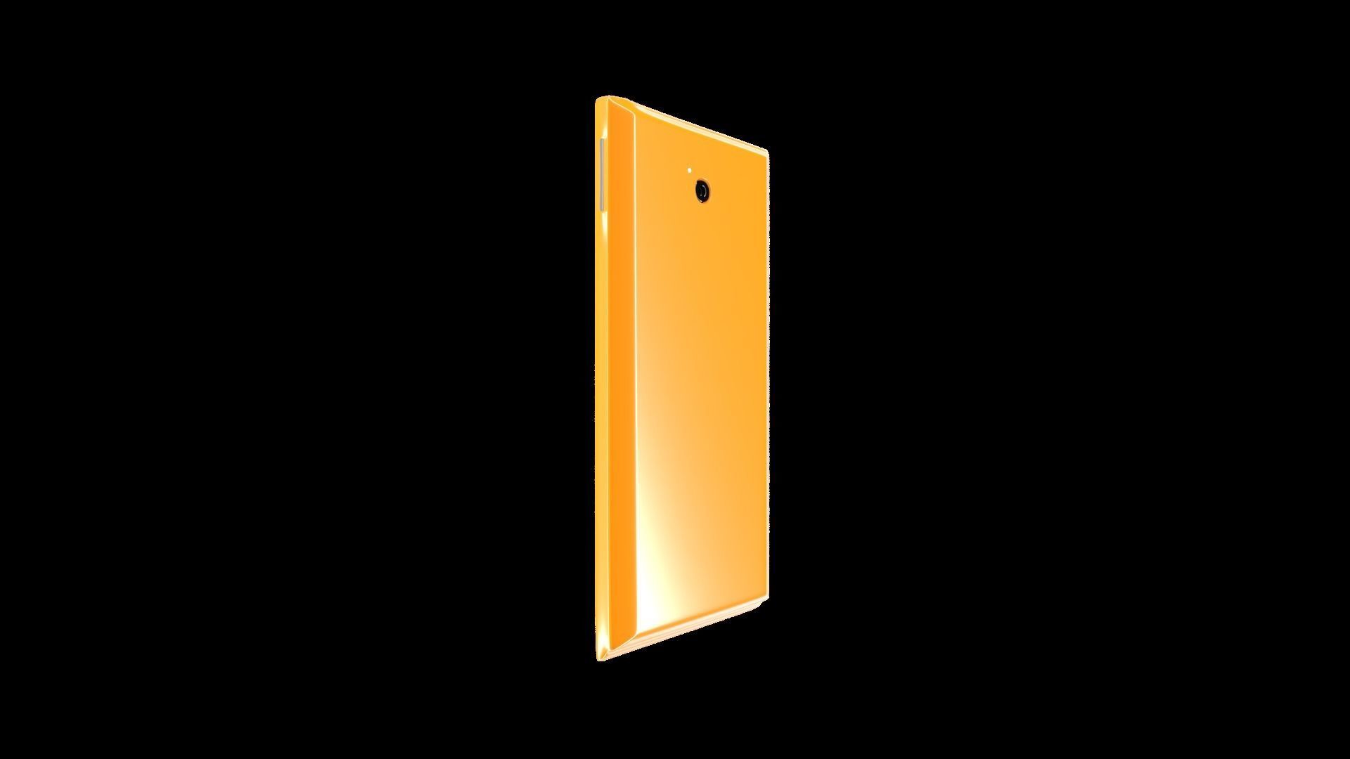 Gold Cover Cellphone 3D model_9