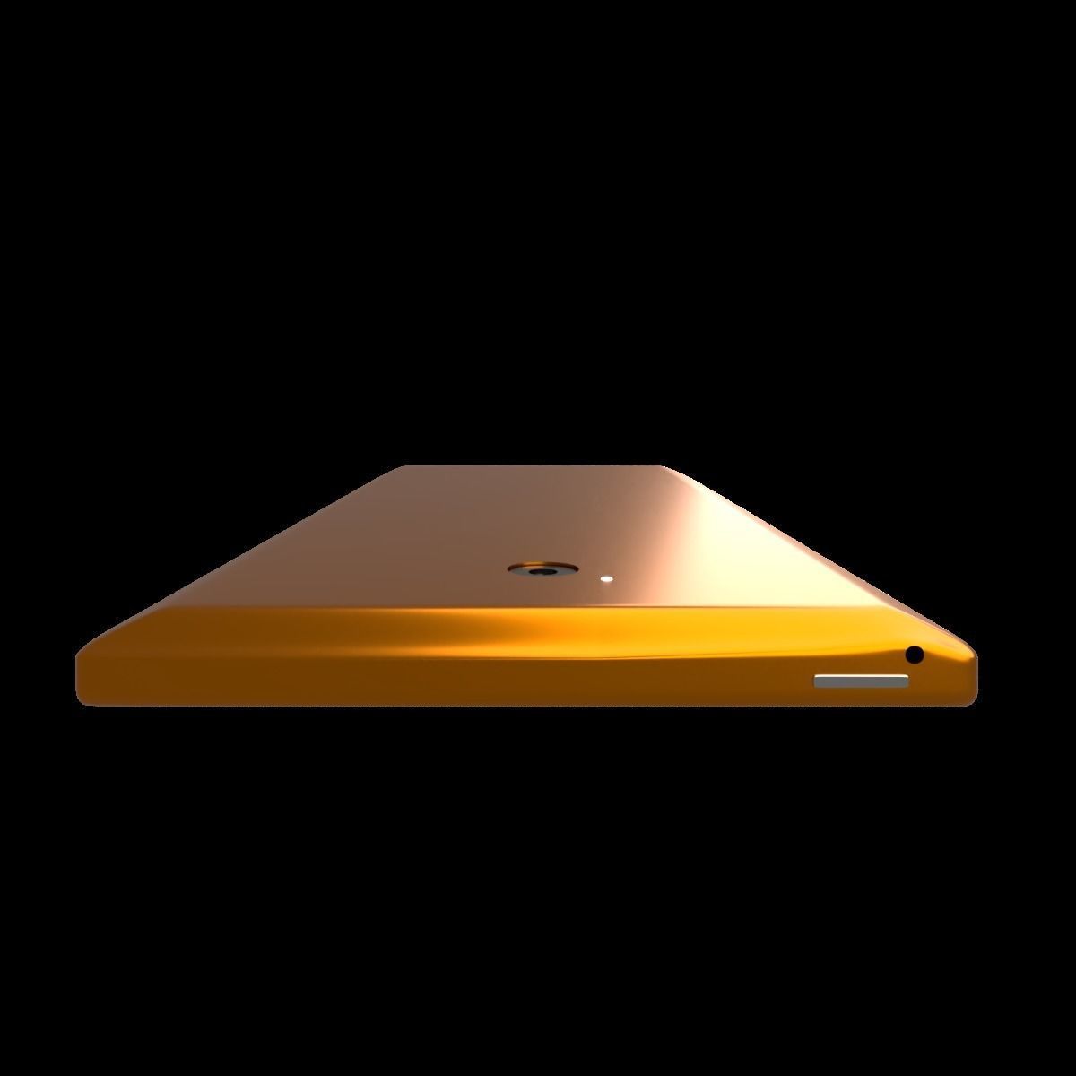 Gold Cover Cellphone 3D model_6