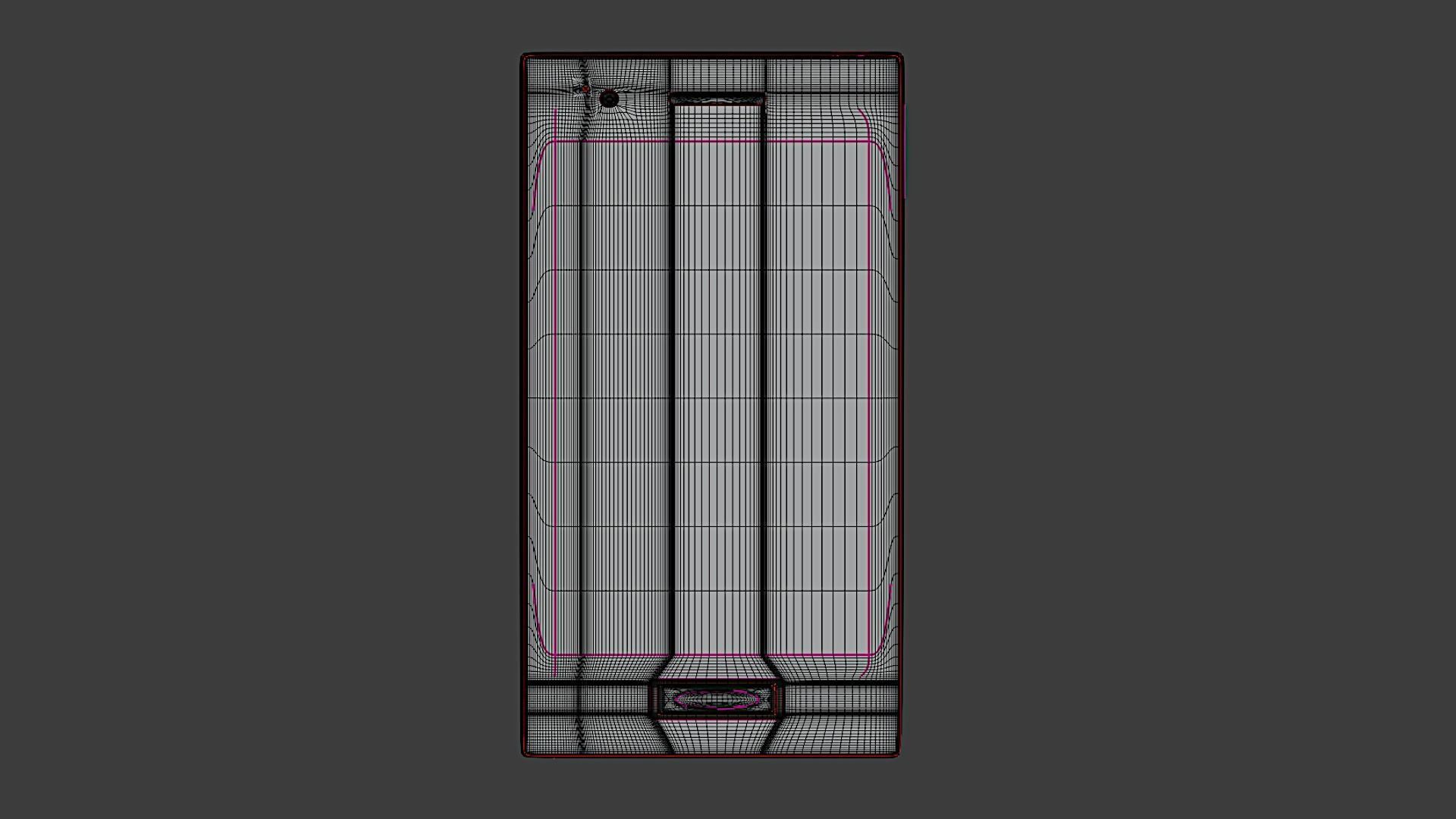 Gold Cover Cellphone 3D model_12