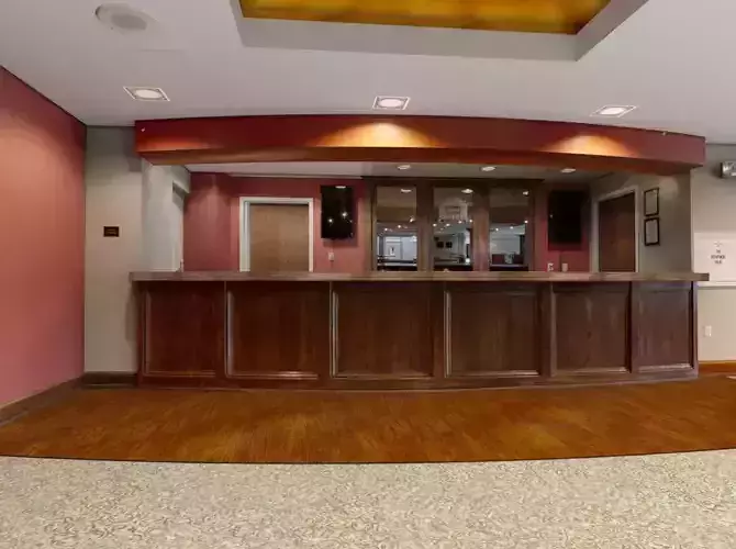 Interior lobby hall elevator hall