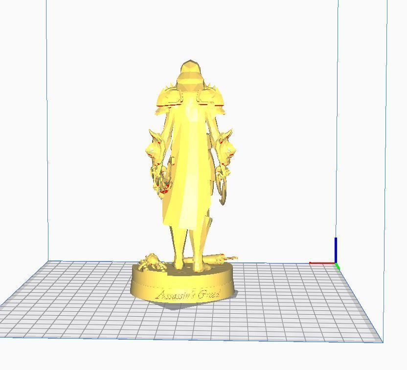 Assassins Creed  women New Model 3D Print 3D print model_11